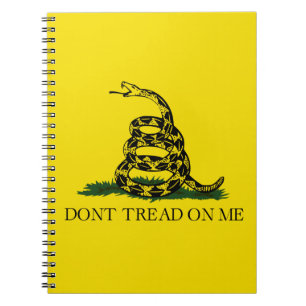 Vlag van Gadsden (niet op mij lezen) (slangenvlag) Notitieboek