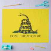 Vlag van Gadsden (niet op mij lezen) (slangenvlag) Tissuepapier (Craft)