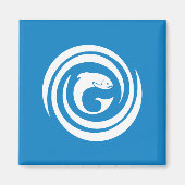 Vlag van Gaelic Canadezen Magneet (Voorkant)