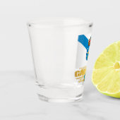 Vlag van Galicië Shot Glas (Links)