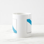 vlag van Galicië (Spanje) Koffiemok (Center)