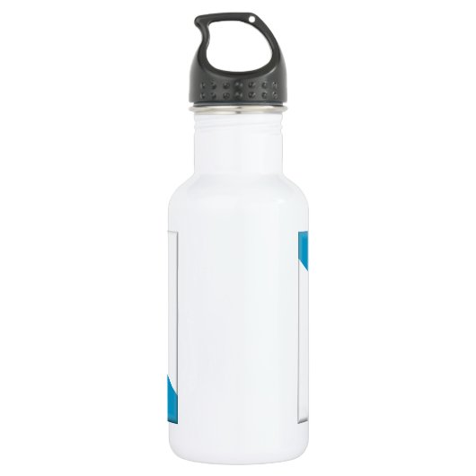 vlag van Galicië (Spanje) Waterfles (Achterkant)