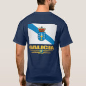 Vlag van Galicië T-shirt (Achterkant)