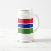 Vlag van Gambia Bierpul (Voorkant rechts)