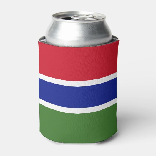 Vlag van Gambia Blikjeskoeler (Blikje Voorkant)