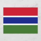 Vlag van Gambia Briefkaart (Voorkant)