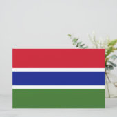 Vlag van Gambia Briefpapier (Staand voorkant)
