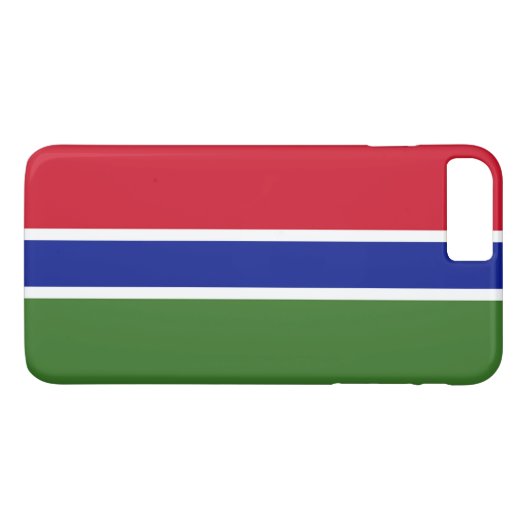 Vlag van Gambia Case-Mate iPhone Case (Achterkant (Horizontaal))