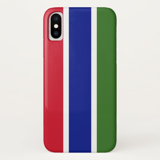 Vlag van Gambia Case-Mate iPhone Case (Achterkant)