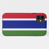 Vlag van Gambia Case-Mate iPhone Case (Achterkant (horizontaal))