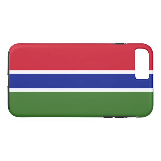 Vlag van Gambia Case-Mate iPhone Case (Achterkant (Horizontaal))