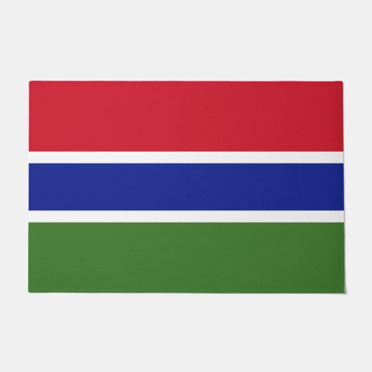 Vlag van Gambia Deurmat (Voorkant)