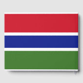 Vlag van Gambia Gastenboek (Achterkant)