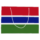Vlag van Gambia Groot Cadeauzakje (Achterkant)