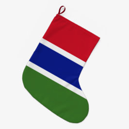 Vlag van Gambia Grote Kerstsok