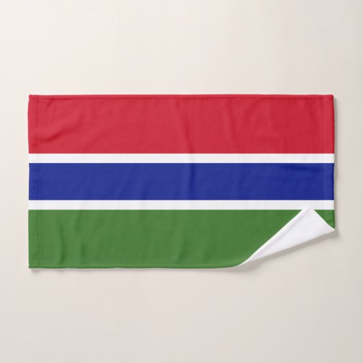 Vlag van Gambia Handdoek (Handdoek)