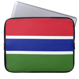 Vlag van Gambia Laptop Sleeve