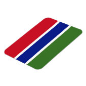 Vlag van Gambia Magneet (Linkerzijde)