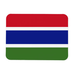 Vlag van Gambia Magneet
