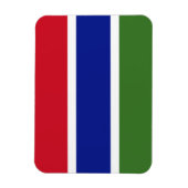 Vlag van Gambia Magneet (Verticaal)