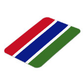 Vlag van Gambia Magneet (Linkerzijde)