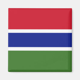 Vlag van Gambia Magneet