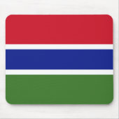 Vlag van Gambia Muismat (Voorkant)