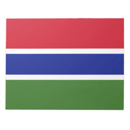 Vlag van Gambia Notitieblok