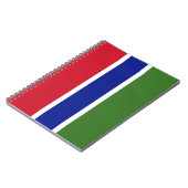 Vlag van Gambia Notitieboek (Linkerzijde)