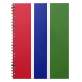 Vlag van Gambia Notitieboek
