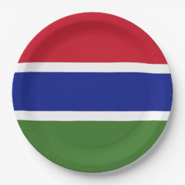 Vlag van Gambia Papieren Bordje