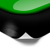 Vlag van Gambia Poster (Hoek)