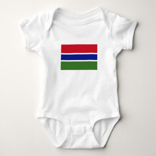 Vlag van Gambia Romper (Voorkant)