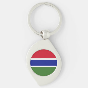 Vlag van Gambia Sleutelhanger