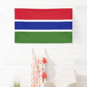 Vlag van Gambia Spandoek (Insitu)