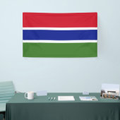 Vlag van Gambia Spandoek (Beurs)
