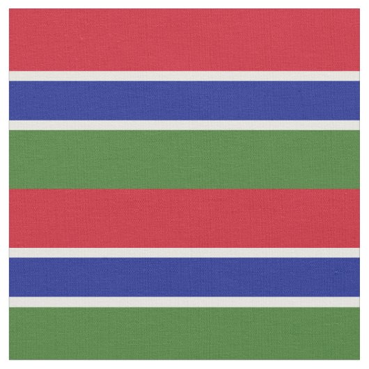 Vlag van Gambia Stof (Close Up)