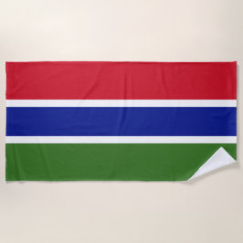 Vlag van Gambia Strandlaken