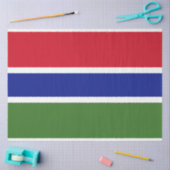 Vlag van Gambia Tissuepapier (Craft)