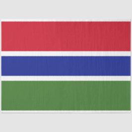 Vlag van Gambia Tissuepapier