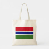 Vlag van Gambia Tote Bag (Achterkant)
