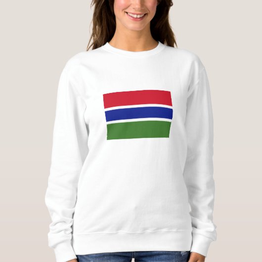 Vlag van Gambia Trui (Voorkant)