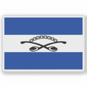 Vlag van Gazankulu / het Tsonga-volk, Zuid-Afrika Sticker