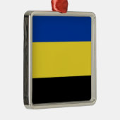 Vlag van Gelderland Metalen Ornament (Rechts)