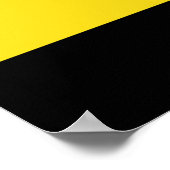 Vlag van Gelderland Poster (Hoek)