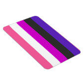 Vlag van genderfluïde trots magneet (Rechterzijde)