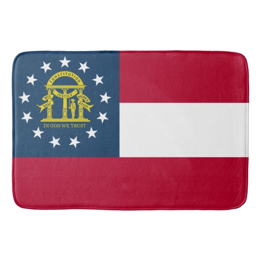 Vlag van Georgia (Amerikaanse staat) Badmat (Voorkant)
