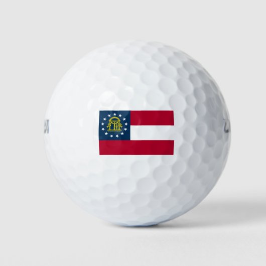 Vlag van Georgia (Amerikaanse staat) Golfballen (Voorkant)