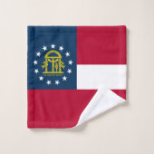 Vlag van Georgia Bad Handdoek (Wasdoekje)