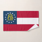 Vlag van Georgia Bad Handdoek (Handdoek)